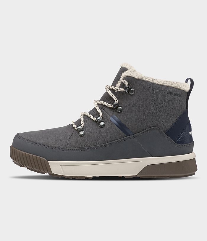 The North Face Μποτακια Γκρι Γυναικεια Sierra Mid Lace Wp - Greece 2639HOWJB